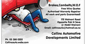 Collins Automotive Developments Ltd
